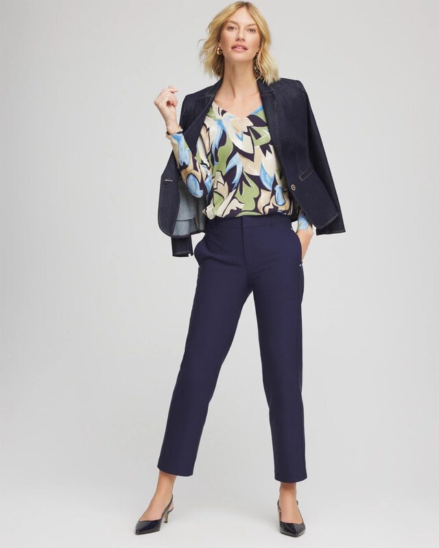 Ella Bloom V-Neck Pullover Sweater - image 2